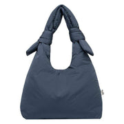 Lefrik Blue Biwa Puffy Shoulder Bag