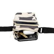 Lefrik Cream Amsterdam Printed Cow Shoulder Bag