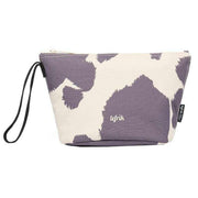 Lefrik Cream Zoid Small and Medium Pack Cow Print Wash Bag