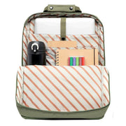 Lefrik Green Daily 13" Stripes Backpack