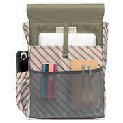 Lefrik Green Handy Stripes Backpack