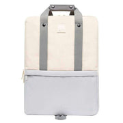 Lefrik Grey Daily 15" Stripes Concrete Block Backpack