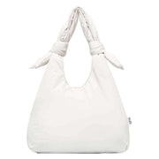 Lefrik White Biwa Puffy Shoulder Bag