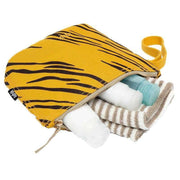 Lefrik Yellow Zoid S Printed Tiger Toiletry Bag