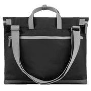 Roka Black Blackfriars M Large Recycled Nylon Messenger Bag