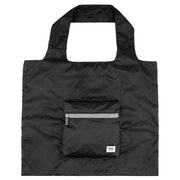 Roka Black Borough D Small Recycled Nylon Ripstop Shopper Bag