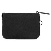 Roka Black Carnaby All Black Small Recycled Canvas Wallet