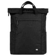 Roka Black Finchley A All Black Large Recycled Canvas Backpack