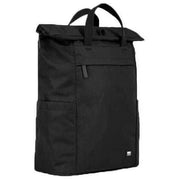 Roka Black Finchley A All Black Large Recycled Canvas Backpack