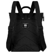 Roka Black Finchley A All Black Small Recycled Canvas Backpack