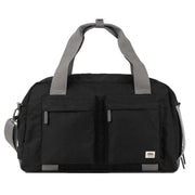 Roka Black Gatwick Medium Recycled Canvas Duffle Bag