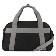 Roka Black Gatwick Medium Recycled Canvas Duffle Bag