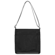 Roka Black Kennington M Medium Recycled Nylon Crossbody Bag