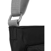 Roka Black Kennington M Medium Recycled Nylon Crossbody Bag