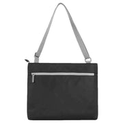 Roka Black Moorgate M Medium Recycled Nylon Crossbody Bag