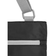 Roka Black Moorgate M Medium Recycled Nylon Crossbody Bag