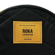 Roka Black Paddington B Small All Black Recycled Nylon Crossbody Bag