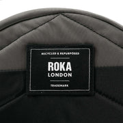 Roka Black Paddington B Small Creative Waste Two Tone Recycled Nylon Crossbody Bag