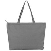 Roka Black Portobello N Large Mixed Hickory Recycled Canvas Tote Bag