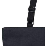 Roka Black Trafalgar Medium All Black Pink Label Recycled Canvas Crossbody Bag