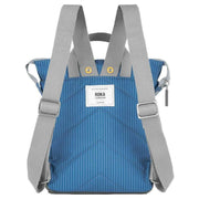 Roka Blue Bantry B Medium Recycled Canvas Backpack