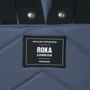 Roka Blue Bantry B Small Black Label Recycled Nylon Backpack