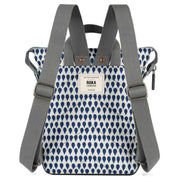 Roka Blue Bantry B Small Denim Rain Recycled Canvas Backpack