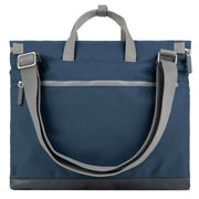 Roka Blue Blackfriars M Large Recycled Canvas Messenger Bag