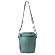 Roka Blue Bond Recycled Canvas Crossbody Bag