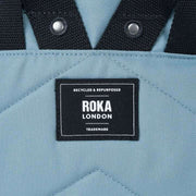 Roka Blue Canfield B Medium Black Label Recycled Canvas Backpack