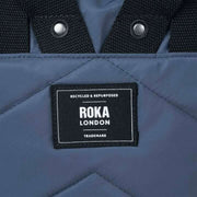 Roka Blue Canfield B Medium Black Label Recycled Nylon Backpack