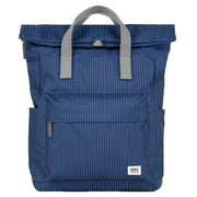 Roka Blue Canfield B Medium Recycled Canvas Backpack