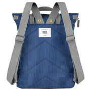 Roka Blue Canfield B Medium Recycled Canvas Backpack