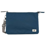 Roka Blue Carnaby XL Recycled Canvas Crossbody Bag