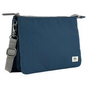 Roka Blue Carnaby XL Recycled Canvas Crossbody Bag