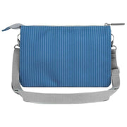 Roka Blue Carnaby XL Recycled Canvas Crossbody Bag