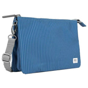 Roka Blue Carnaby XL Recycled Canvas Crossbody Bag