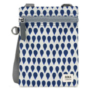 Roka Blue Chelsea Denim Rain Recycled Canvas Sling Bag