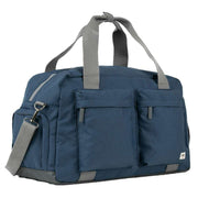 Roka Blue Gatwick Large Recycled Canvas Duffle Bag