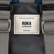 Roka Blue Heathrow Large Recycled Canvas Duffle Bag