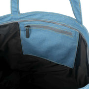 Roka Blue Portobello N Large Tote Bag