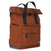 Roka Brown Canfield B Small Black Label Recycled Canvas Backpack