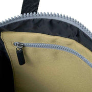 Roka Green Canfield B Medium Black Label Recycled Canvas Backpack