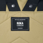 Roka Green Canfield B Medium Black Label Recycled Canvas Backpack