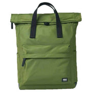 Roka Green Canfield B Medium Black Label Recycled Nylon Backpack