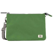 Roka Green Carnaby XL Recycled Canvas Crossbody Bag