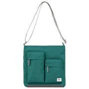 Roka Green Kennington M Medium Recycled Nylon Crossbody Bag