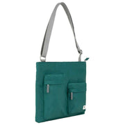 Roka Green Moorgate M Medium Recycled Nylon Crossbody Bag