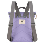 Roka Lilac Finchley A Small Sustainable Canvas Backpack