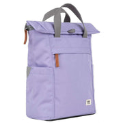 Roka Lilac Finchley A Small Sustainable Canvas Backpack